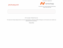 Tablet Screenshot of jerryhuang.com